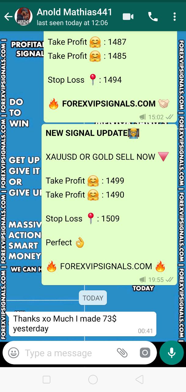 whatsapp forex signals