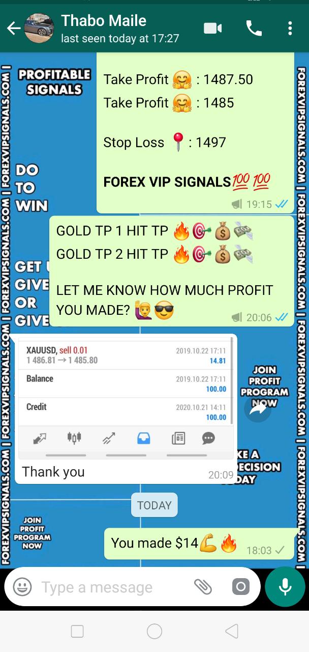 whatsapp forex signals