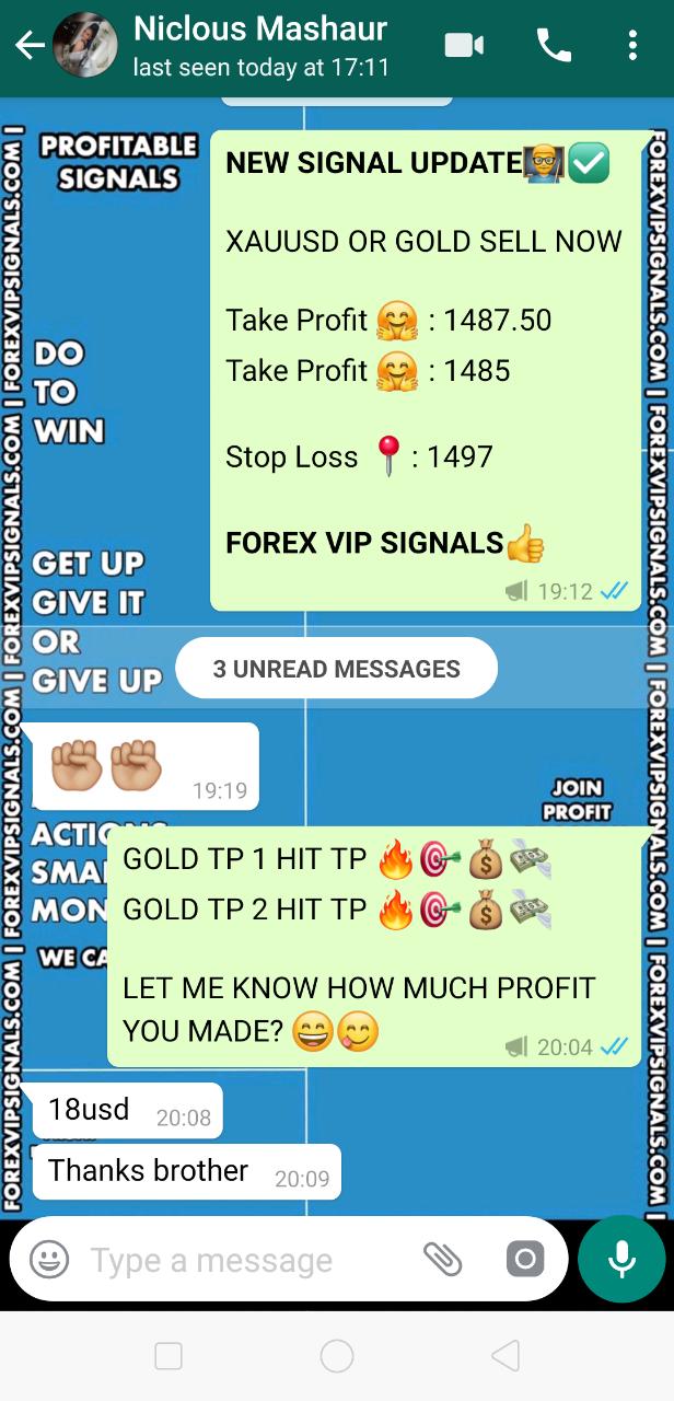 whatsapp forex signals
