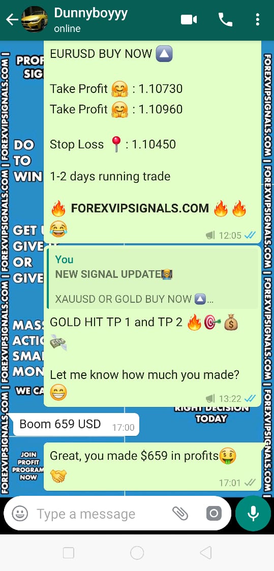 whatsapp forex signals