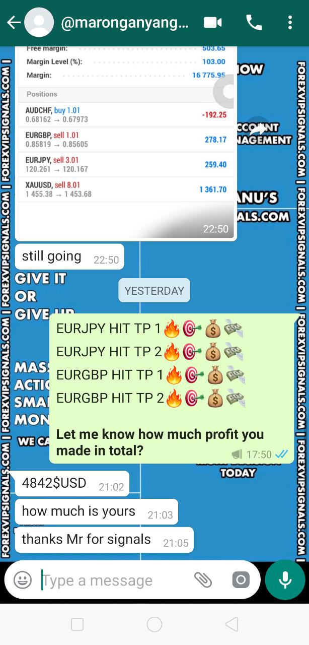 forex vip signals customer testimonials
