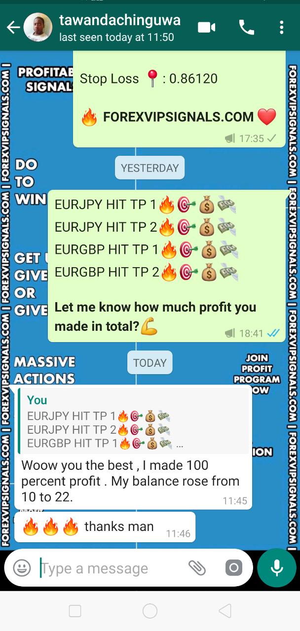 forex vip signals customer testimonials