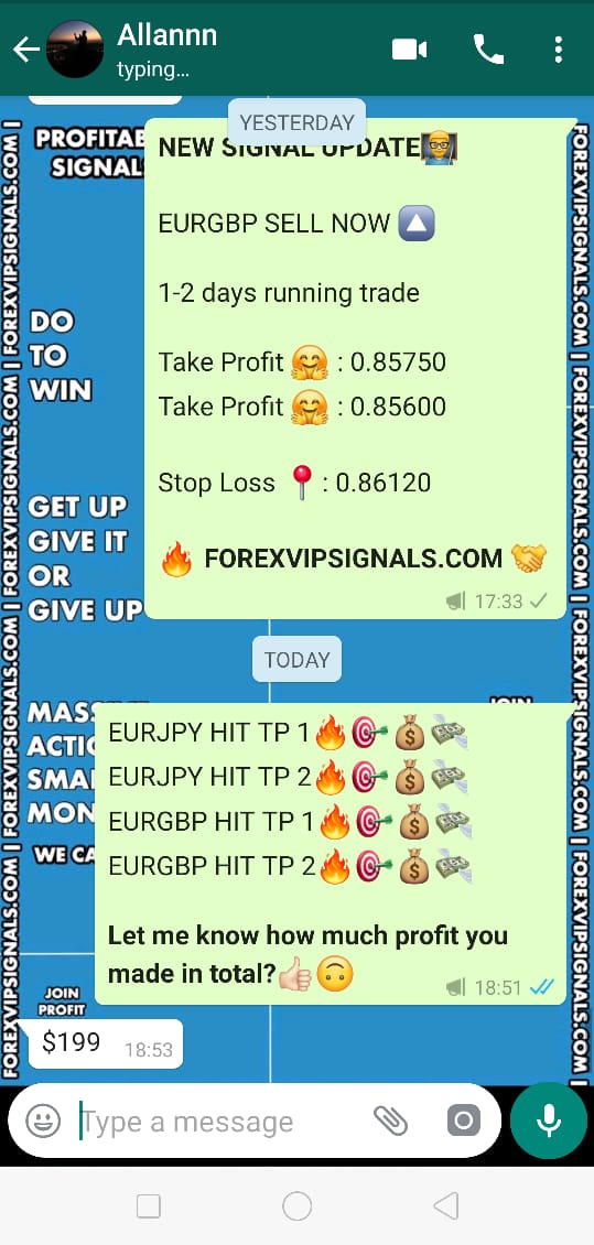 forex signal via whatsapp