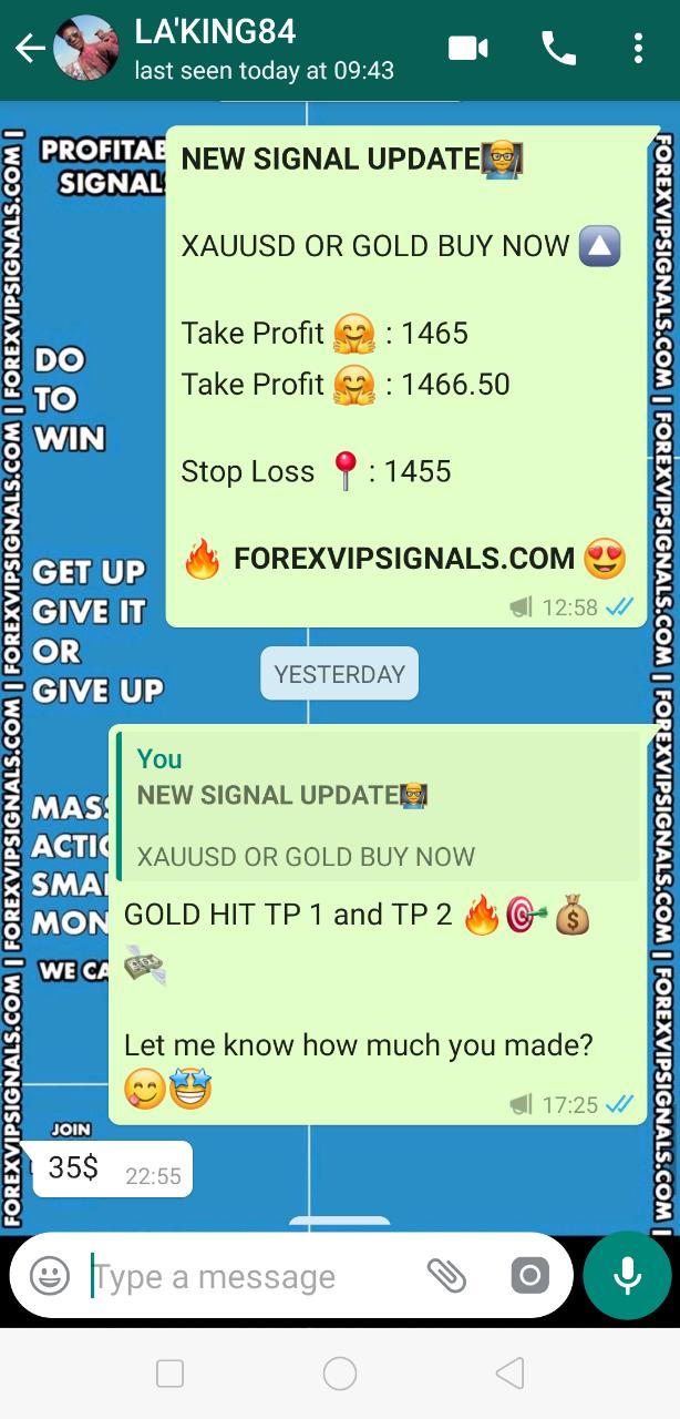 signal for forex