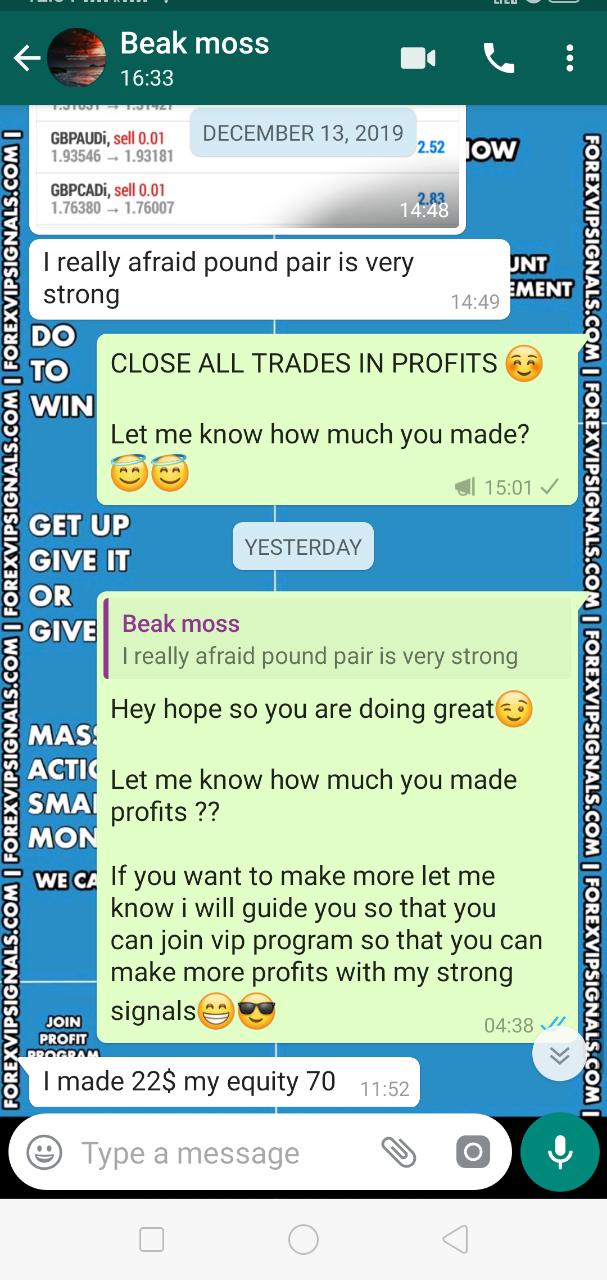 free vip forex signal