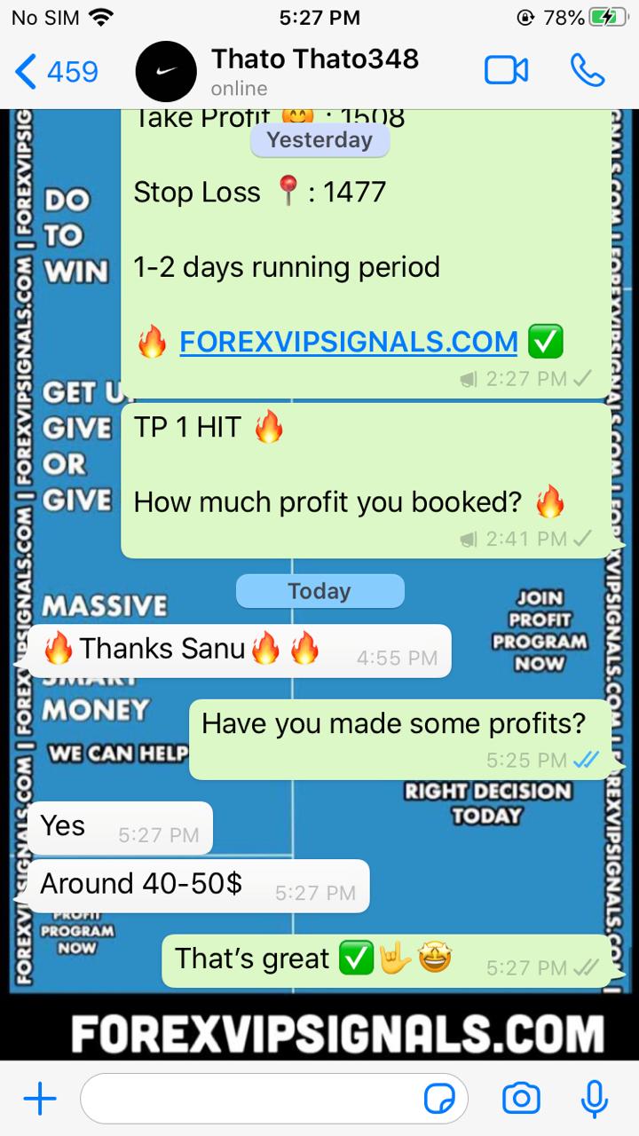 whatsapp forex signals by forex vip signals