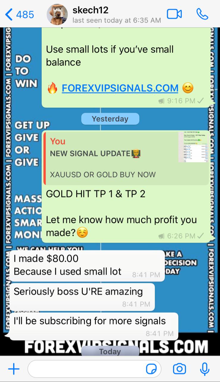 online live forex signals by forex vip signals