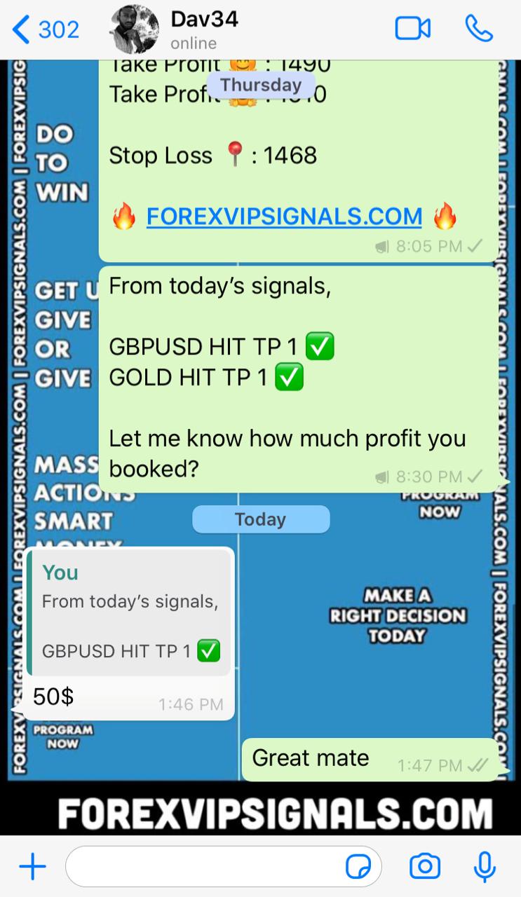 whatsapp forex signals by forex vip signals