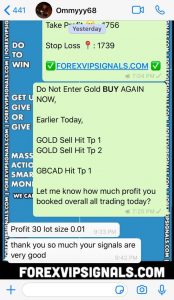 forex results by forex vip signals