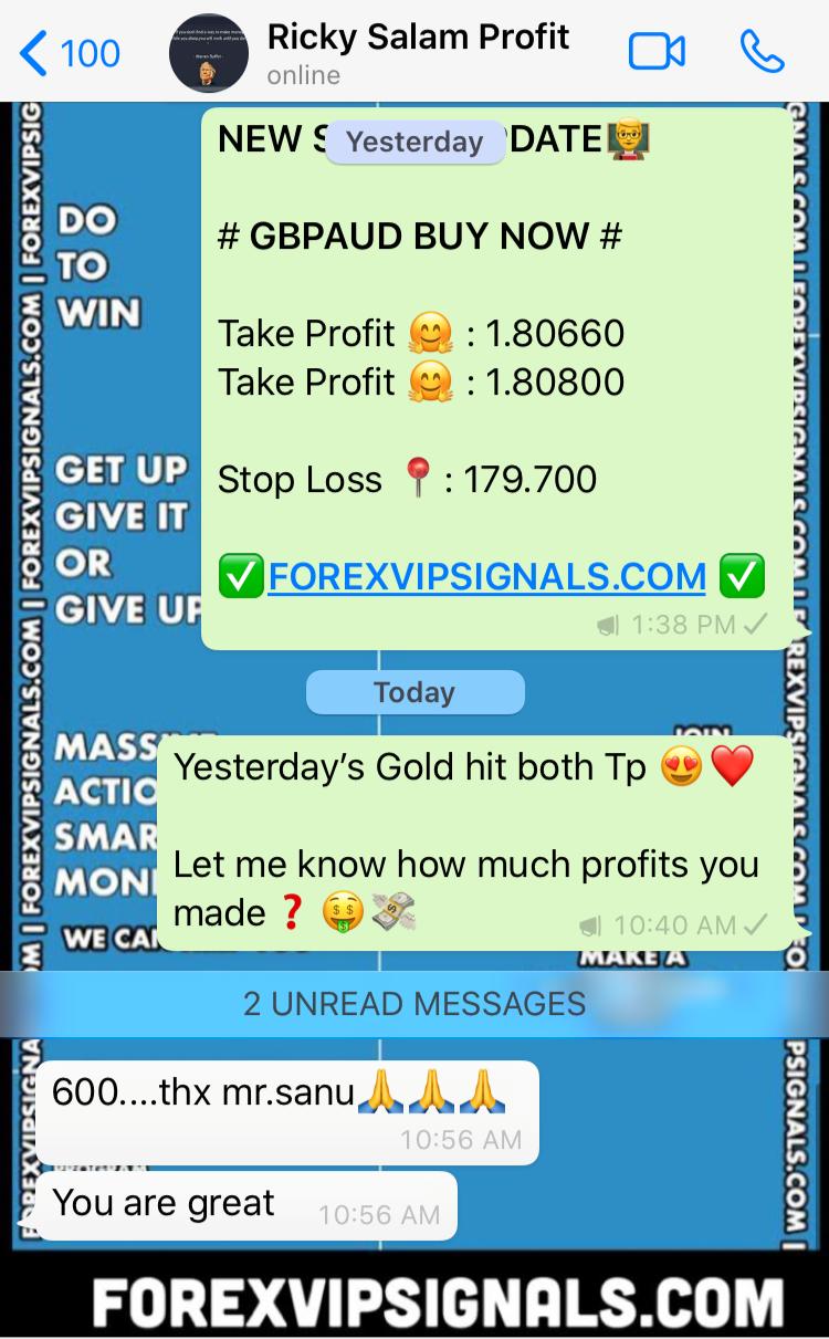 forex results by forex vip signals