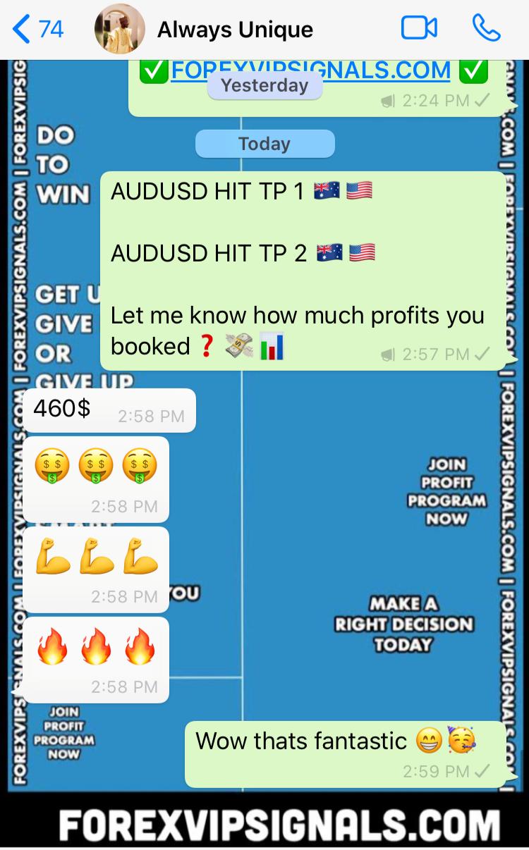 whatsapp forex signal by forex vip signals