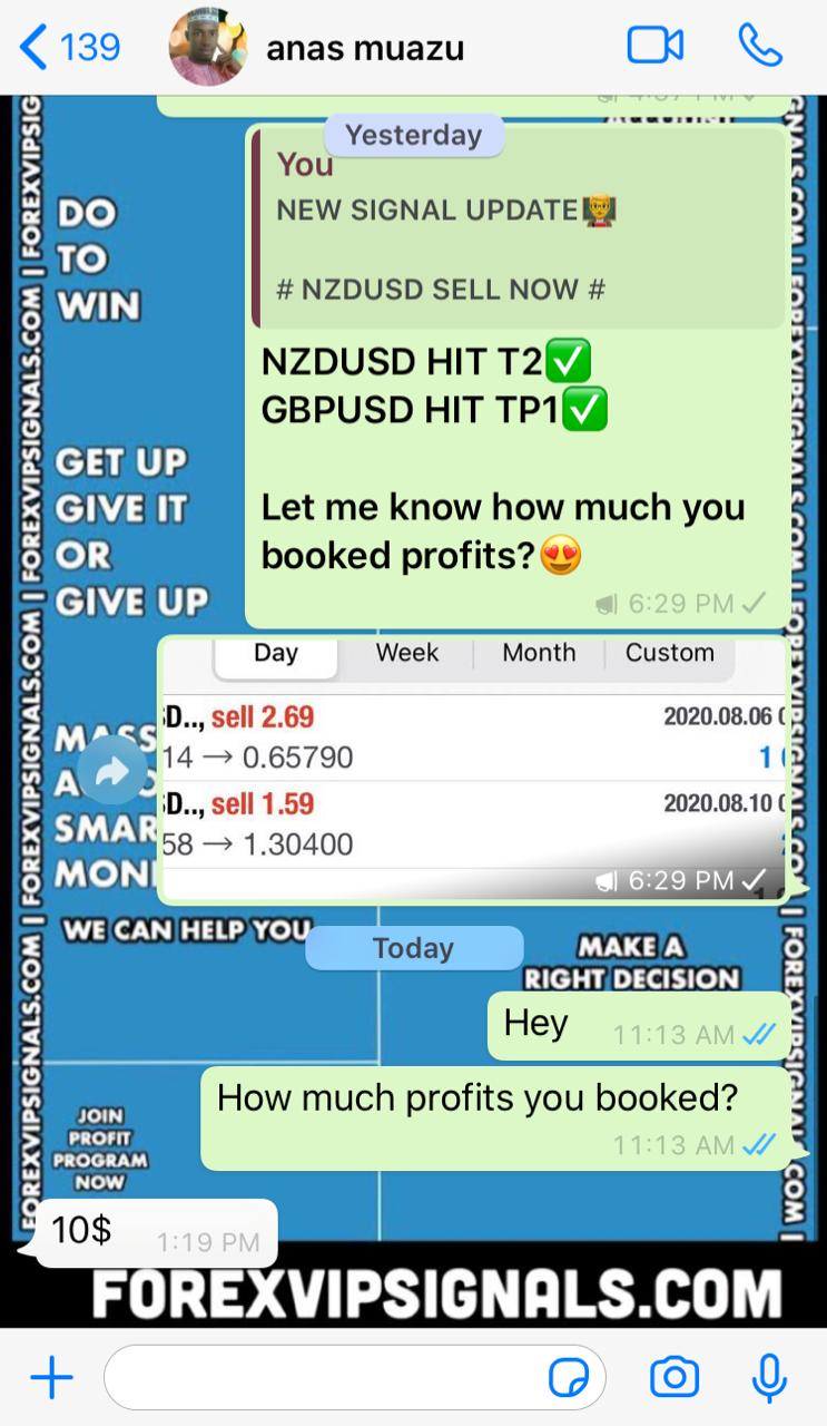 forex profit with forex vip signals