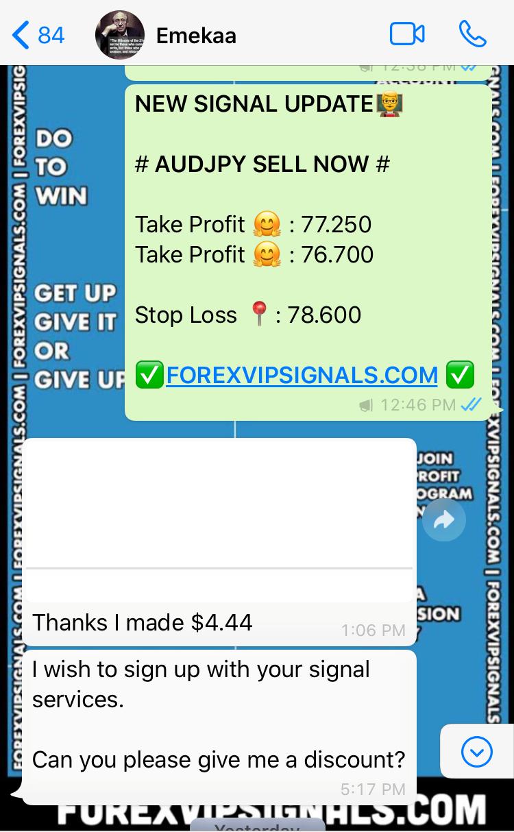 daily forex signals by forex vip signals