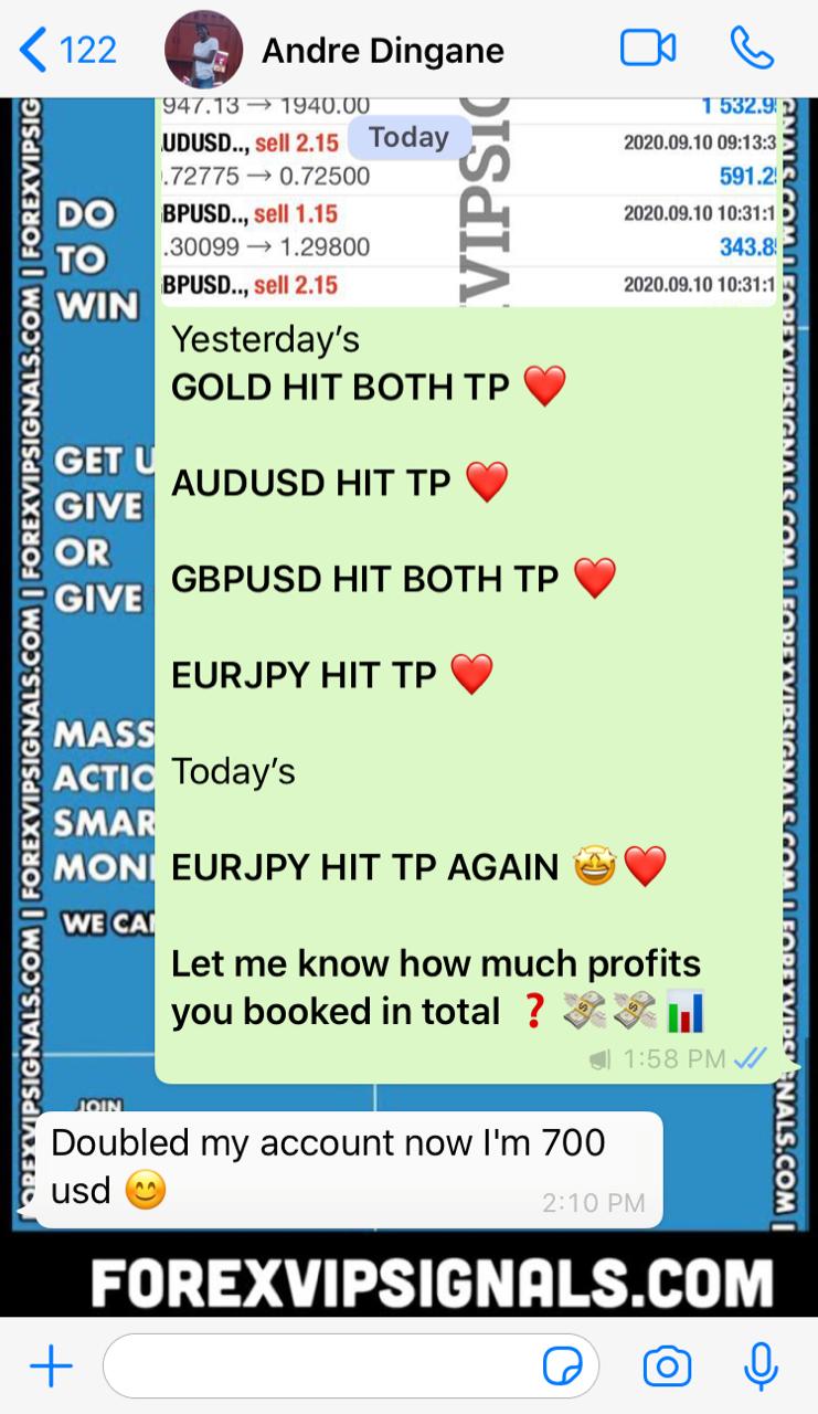 whatsapp forex signals by forex vip signals