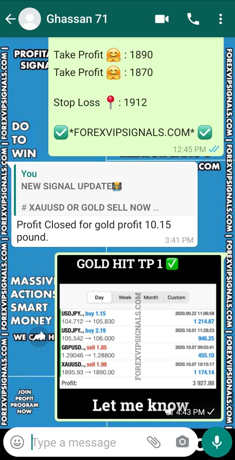 daily forex signals by forex vip signals