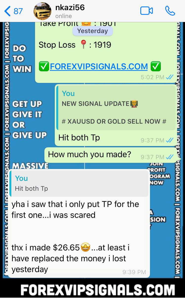 sell forex signals with forex vip signals