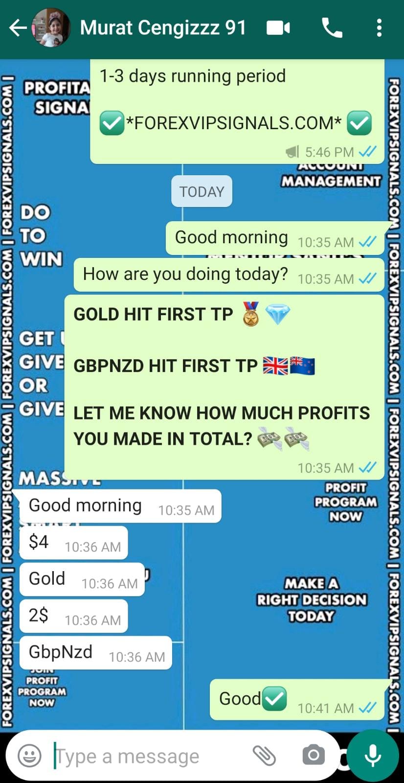 daily forex signals by forex vip signals