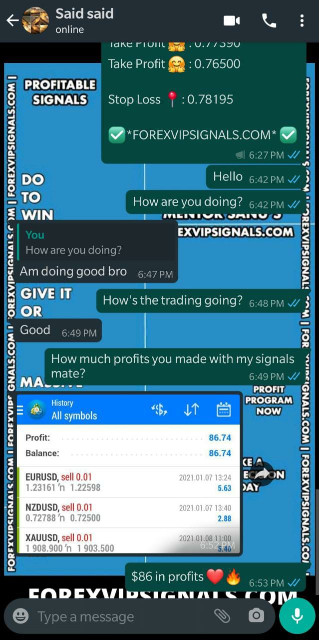 whatsapp forex signals with forex vip signals