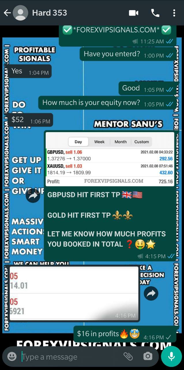 forex signal whatsapp group with forex vip signals