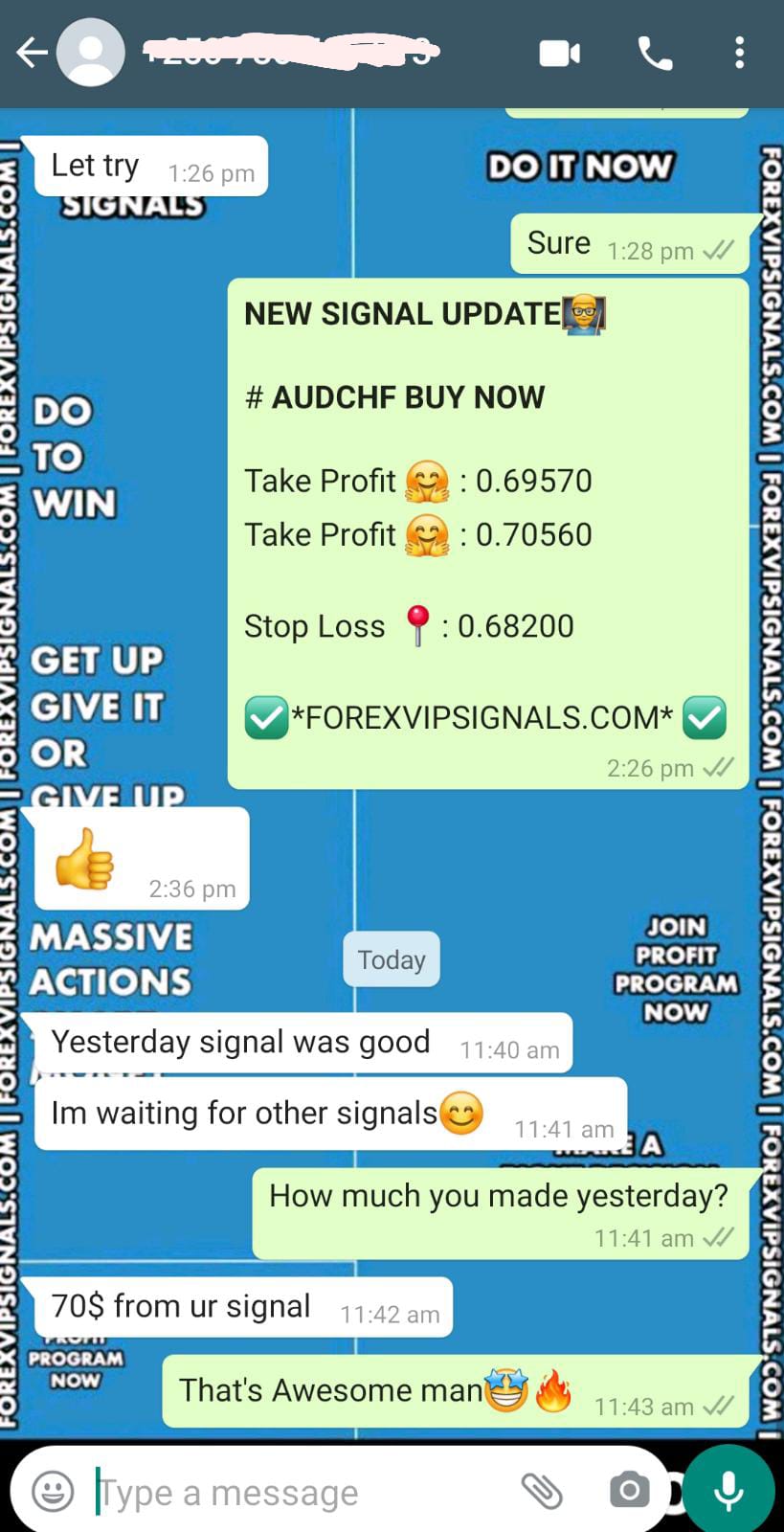 daily forex signals by forex vip signals