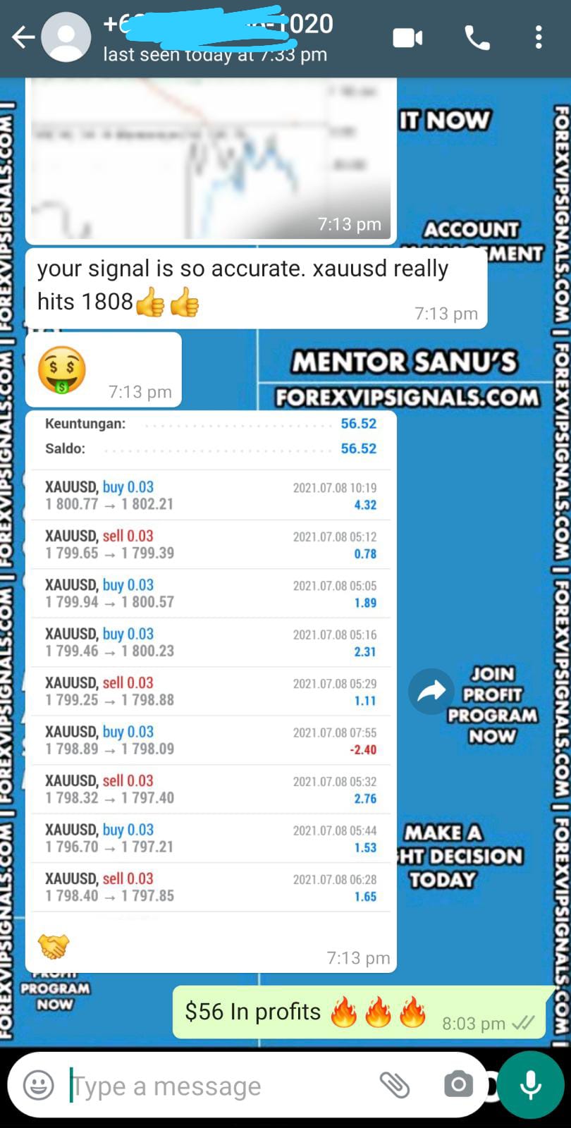 free forex trading signals by forex vip signals