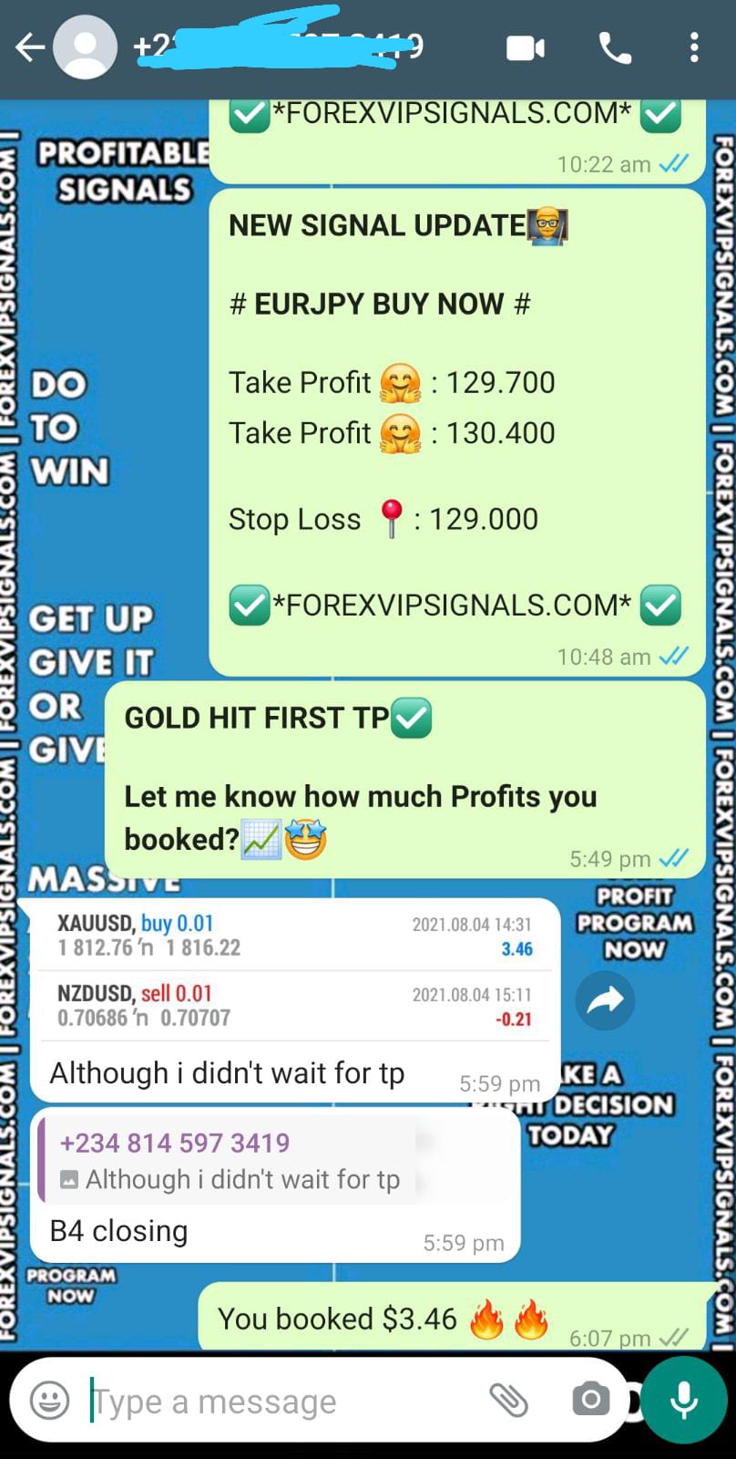 free forex trading signals by forex vip signals