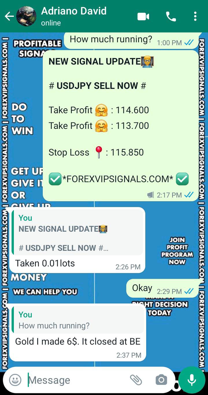 daily forex signal by forex vip signals