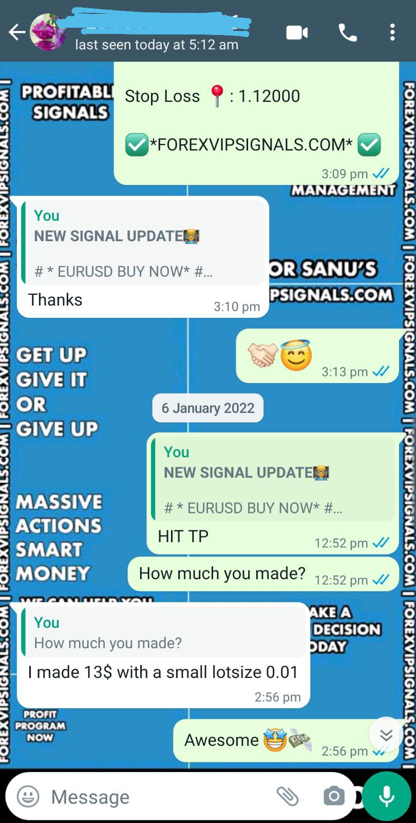 forex chart by forex vip signals