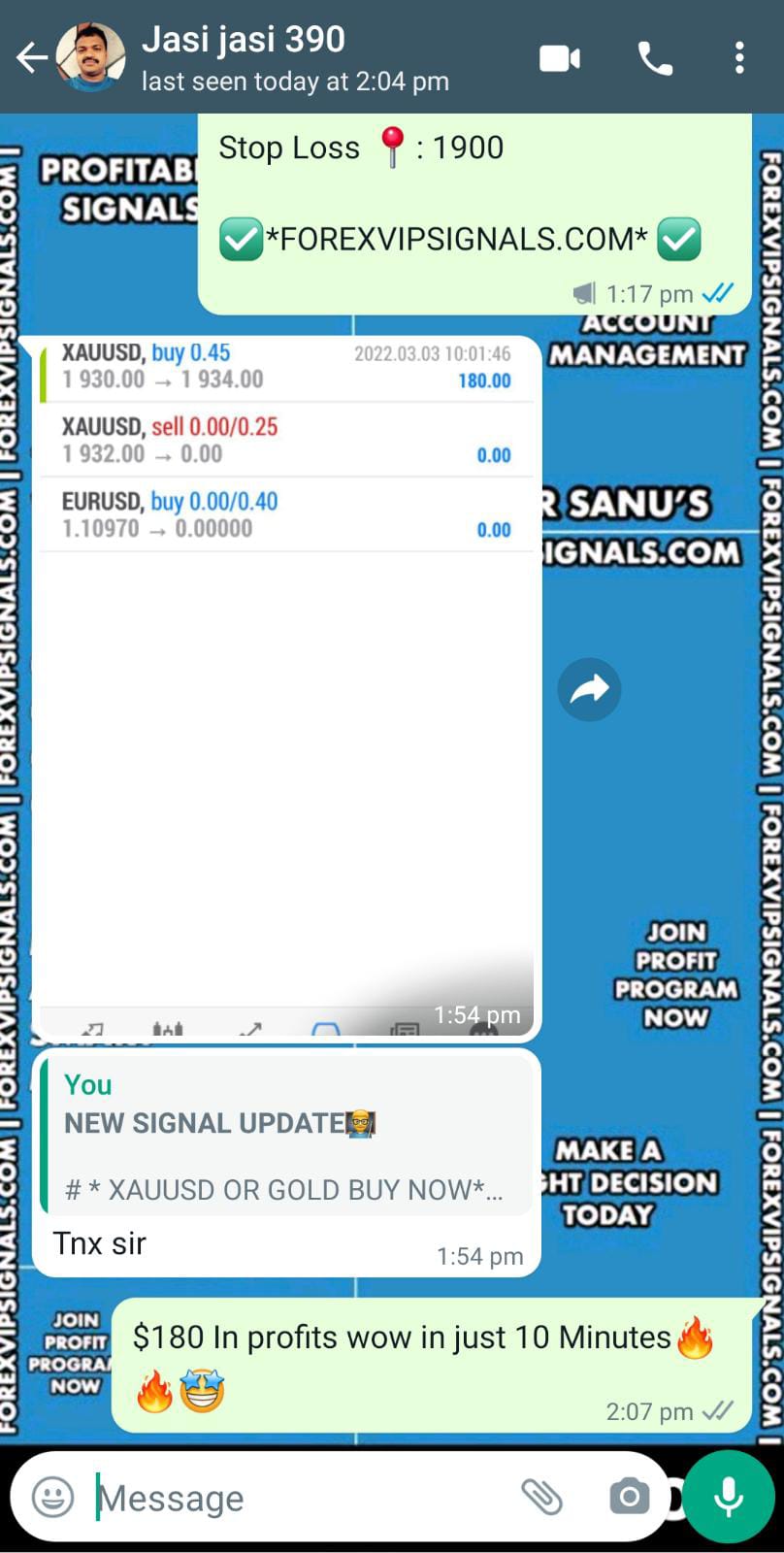 forex gold signals by forex vip signals