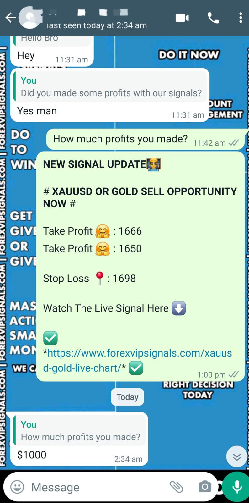 forex gold by forex vip signals