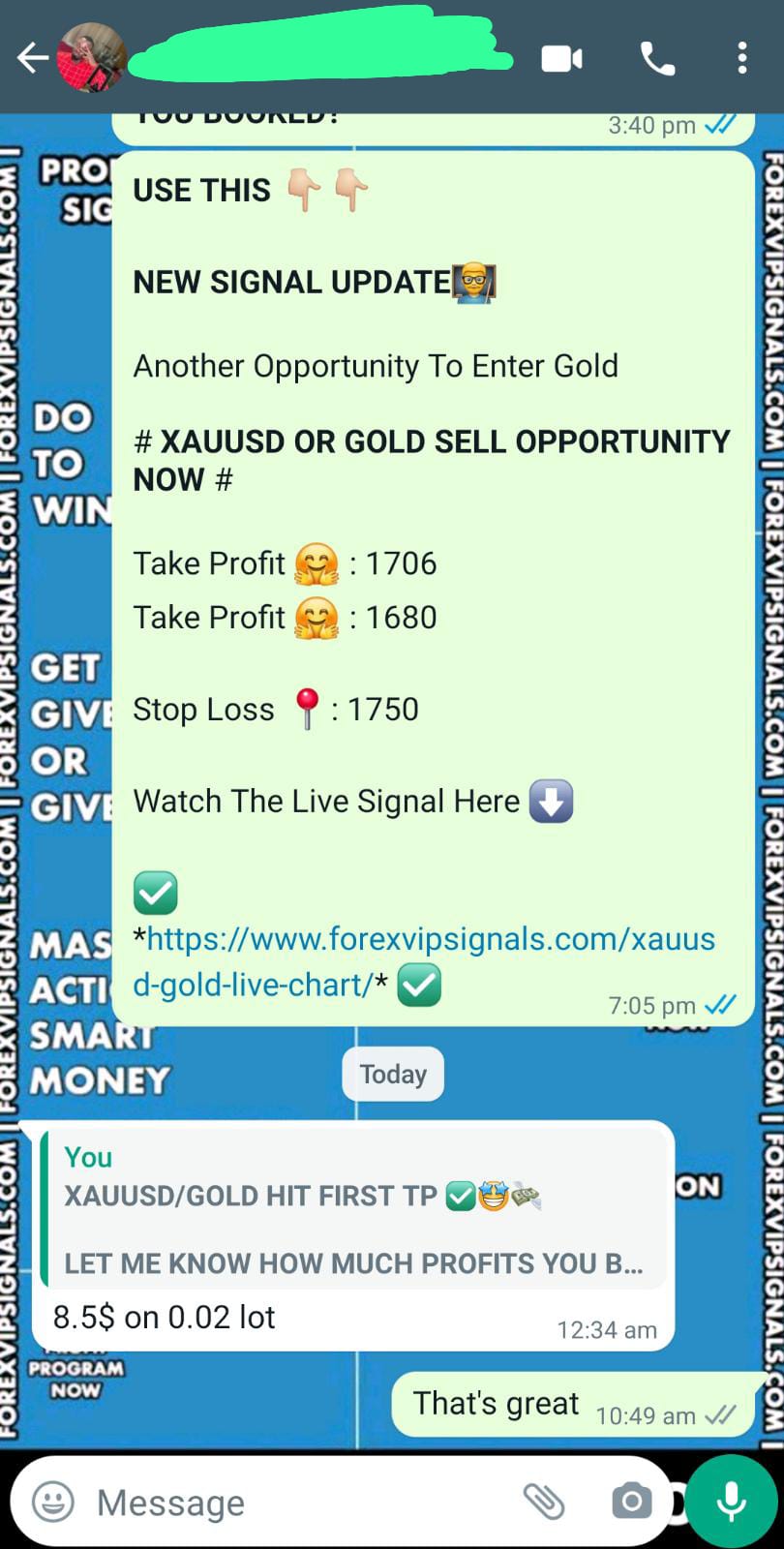 daily forex signals by forex vip signals