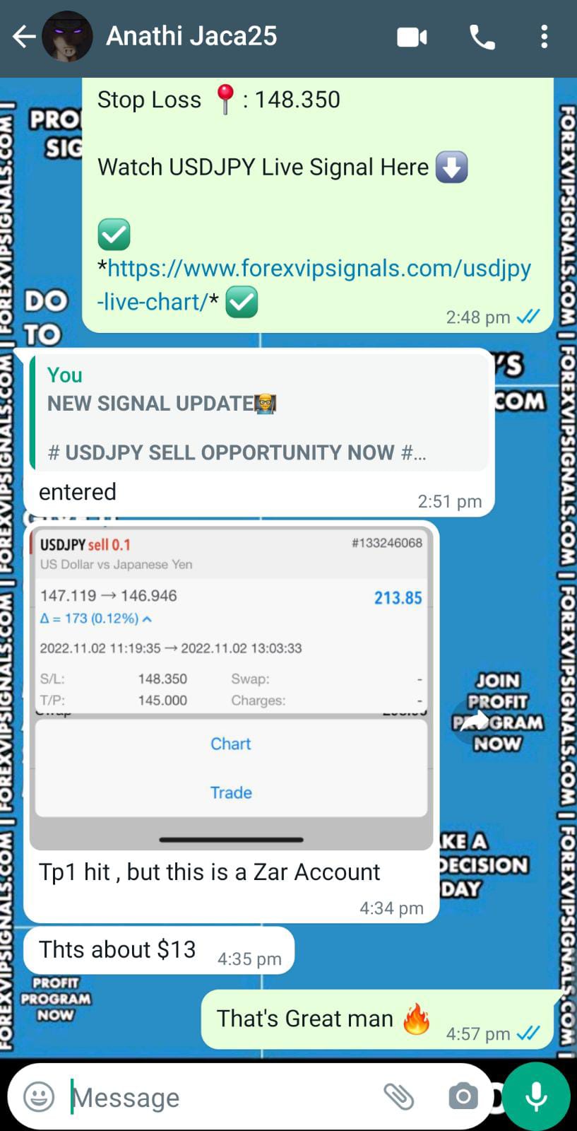 daily forex signals by forex vip signals