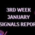 January 4th Week Signals Final Report 2020